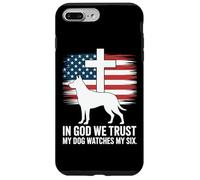 In God We Trust My Dog Watches My Six Christian Patriot Case for iPhone 7 Plus/8 Plus