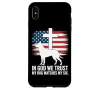 In God We Trust My Dog Watches My Six Christian Patriot Case for iPhone XS Max