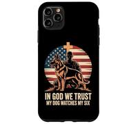 In God We Trust My Dog Watches My Six Military Case for iPhone 11 Pro Max