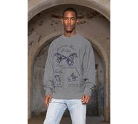 In Gold We Trust Unisex Lucky Bastard Grey Melange size L | Sweaters Outlet | Unisex | Gray L