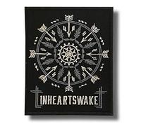 in Hearts Wake Patch Badge Embroidered Iron on Applique