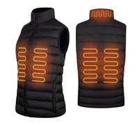 iN Heated Gilet with Smart Heating - Lightweight & Rechargeable Winter Jacket for Women & Men, Heated Jacket for Camping, Skiing, Motorcycle Fishing & Various Outdoor Activities - Black Colour (M)