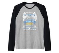 in Heaven My Daughter is Smiling - Loving Memorial Design Raglan Baseball Tee