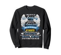 In Heaven My Daughter Is Smiling - Loving Memorial Design Sweatshirt