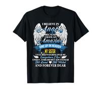 in Heaven My Sister is Smiling Loving Memorial Design T-Shirt