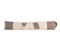 iN Home Animal Character Draught Excluder (Pug Pattern)