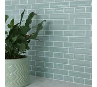 In Home Sea Glass 25.4 x 25.4cm 3D Tile Stickers