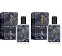 iN Imperial Essence Perfume for Men 100ml - Long Lasting Woody Citrus Aromatic Fragrance - Luxury Men’s Eau de Parfum - Fresh Spicy Scent - Gift for Him (Pack of 2)