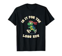 in It for The Long Run Funny Turtle Runner Marathon Meme T-Shirt