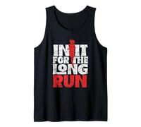 in It for The Long Run Runner Jogger Jogging Running Tank Top