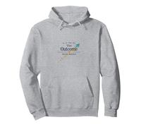 In It For The Outcome: Social Worker's Inspiring Journey Pullover Hoodie, Adult Unisex, Heather Grey, S