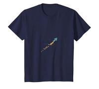 in It for The Outcome: Social Worker's Inspiring Journey T-Shirt, Kids, Navy, 8 Years
