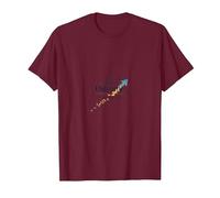 in It for The Outcome: Social Worker's Inspiring Journey T-Shirt, Men, Burgundy, XXL