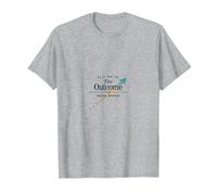 in It for The Outcome: Social Worker's Inspiring Journey T-Shirt, Men, Heather Grey, 6XL
