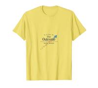 in It for The Outcome: Social Worker's Inspiring Journey T-Shirt, Men, Lemon, XL