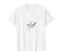 in It for The Outcome: Social Worker's Inspiring Journey T-Shirt, Men, White, 6XL