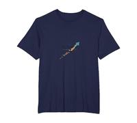 in It for The Outcome: Social Worker's Inspiring Journey T-Shirt, Men's Big and Tall, Navy, 2X Tall
