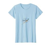 in It for The Outcome: Social Worker's Inspiring Journey T-Shirt, Women, Baby Blue, 3XL