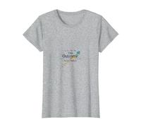 in It for The Outcome: Social Worker's Inspiring Journey T-Shirt, Women, Heather Grey, L