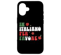in Italiano per favore italian teacher and students Case for iPhone 16