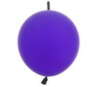 IN-JOOYAA 12 Inch Purple Link Balloon 60 Pcs Quick Linkable Balloon for Party Decoration