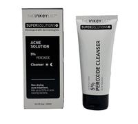IN-K-E-Y LIST Super Solutions 5% B-e-n-z-o-y-l Pero-xide Cleanser, Dermatologist-Developed Acne Solution, Non-Drying Face Wash for Blemish-Prone Skin, Kills Acne-Causing Bacteria, Pack of 2, 150ml