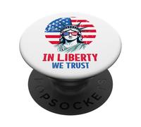 In Liberty we trust A Tribute to Freedom and American Values PopSockets Adhesive PopGrip