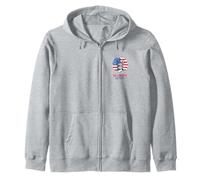 In Liberty we trust A Tribute to Freedom and American Values Zip Hoodie