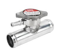 in-Line Coolant Filler Neck, Radiator Hose Filler Neck 1-1/4 Inch OD, High Temperature Resistant Polished 32mm for Cars
