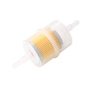 In Line Fuel Filter, Clean Clear ABS Plastic Universal 6mm 8mm Fuel Oil Filter for Car