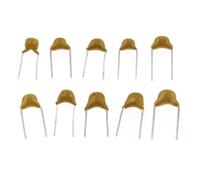In-line monolithic ceramic capacitor pack 0.1uf - 10uf mixed, 500PCS in a box Capacitors