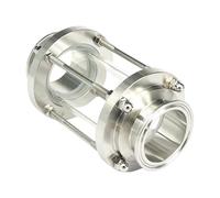 In-Line Sight Glass with Clamp End Flow Sanitary Straight Sight Glass SUS304 2" Inch Tri Clamp Type