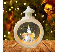 In Loving Memory Candle Personalized LED Flameless Christmas Candle Lanterns,Custom Memorial Candle Lamp with Photo,Memorial Gifts for Family Members,Sympathy Gifts for Loss of Loved One