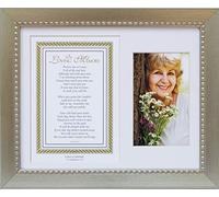 in Loving Memory Christian Memorial Picture Frame (Silver) - Sympathy Gift with Scripture
