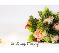 In Loving Memory: Flower Design, Celebration Of Life, Condolence Book. Wake, Memorial Service, Church, Funeral Home Guest Book for Friends & Family to ... Pages, 8.25x6in: Volume 12 (Condolence Books)