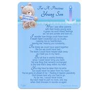 In Loving Memory - For A Precious Young Son - Grave/Graveside Memorial Card