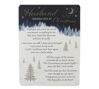 In Loving Memory Grave Memorial Christmas Card - Husband Missing You for Graveside 0820