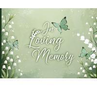 In Loving Memory: Lily of the Valley Funeral Guest Book