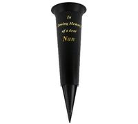 In Loving Memory NAN grave flower vase funeral spike