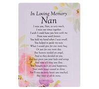 In Loving Memory Nan Graveside Memorial Card - TY199