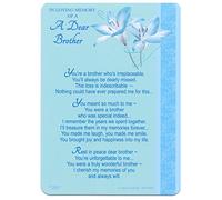 In Loving Memory - Of A Dear Brother - Grave/Graveside Memorial Card