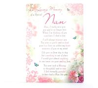 "In Loving Memory of a Special Nan" Plastic Grave Card