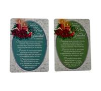 In Loving Memory Of Nan And Grandad Christmas Graveside Keepsake Card