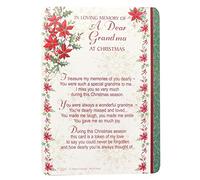 In Loving Memory Open Graveside Christmas Memorial Card - A Dear Grandma 4376