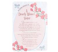 In Loving Memory Open Graveside Memorial Card - Sister
