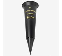 In Loving Memory sister grave flower vase funeral spike/ memorial