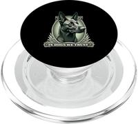 In Malinois We Trust Funny Vintage Belgian Shepherd Dog PopSockets PopGrip for MagSafe