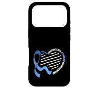 In March We Wear Blue Colorectal Cancer Support Tee Case for iPhone 17 Pro