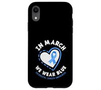 In March We Wear Blue Colorectal Cancer Support Tee Case for iPhone XR