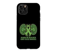 In March We Wear Green Kidney Disease Awareness Shamrock Case for iPhone 11 Pro